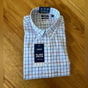 NWT Izod dress shirt size 18 34/35